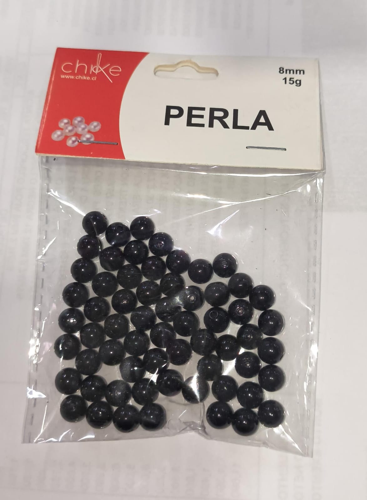 Perlas en blanco y negro